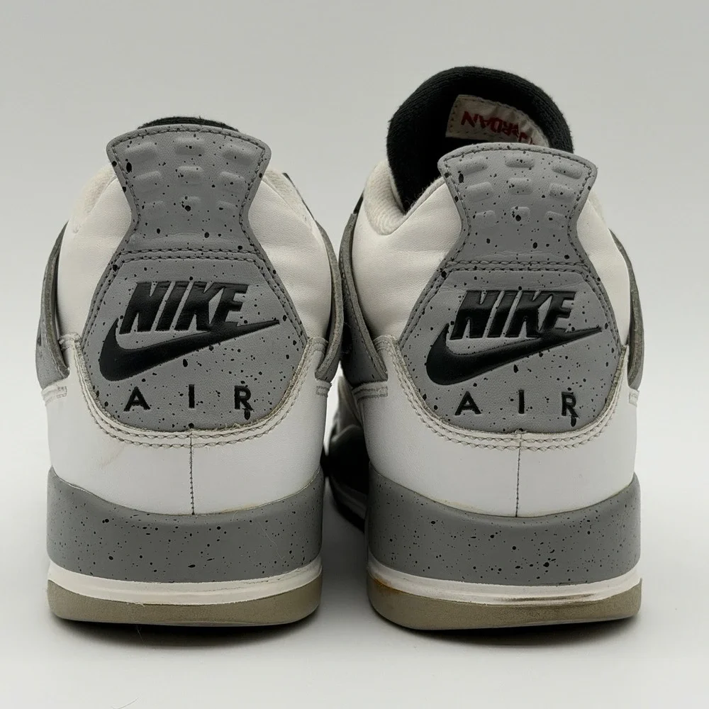 Jordan 4 Retro OG White Cement GS 2016 836016-192 6.5Y/8W Nike Air AUTHENTICATED